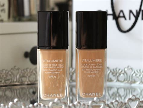 best chanel foundation for mature skin|Chanel vitalumiere foundation color chart.